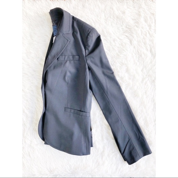 J. Crew Two Button Lined Blazer Pinstripe Size 2 - Picture 2 of 6
